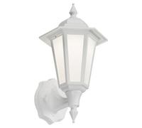 KnightsBridge 230V IP54 8W LED Wall Lantern - White