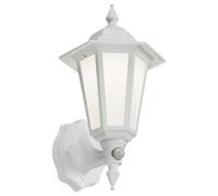 Luminosa Lighting Luminosa Led Wall Lantern With Pir - White, 230V, Ip54