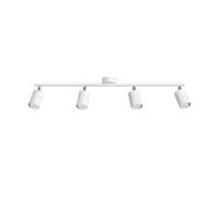 Luminosa Lighting Luminosa Lemmi Modern Ceiling Spotlight Bar White 4X Gu10