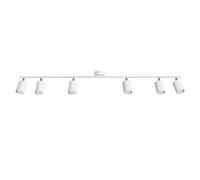 Luminosa Lighting Luminosa Lemmi Modern Ceiling Spotlight Bar White 6X Gu10