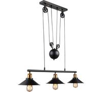 Luminosa Lighting Luminosa Lenius Bar Pendant Ceiling Light Copper Colored 3X E27