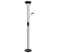 Luminosa Lighting Luminosa Leonas Mother & Child Lamp Matt Black Opal Glass Shade Led Dimmable 3000K