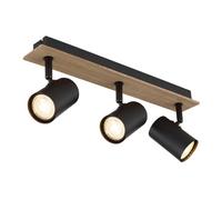 Luminosa Lighting Luminosa Linca Ceiling Spotlight Bar Matt Black 3X Gu10