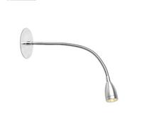 Luminosa Lighting Luminosa Loke Led Indoor Wall Light Reading Lamp Chrome