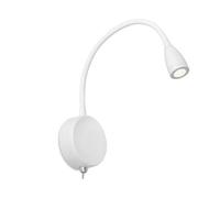 Loke LED Indoor Wall Light Reading Lamp White Netlighting White One Size
