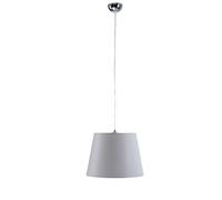 Luminosa Lighting Luminosa Luca Dome Pendant Ceiling Light Grey , 38Cm, 1X E27