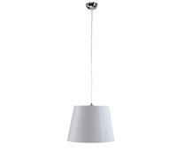 Luminosa Lighting Luminosa Luca Dome Pendant Ceiling Light White, 38Cm, 1X E27