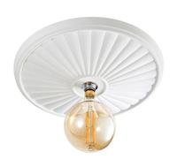 Ceiling Light White Lucena Batten Holder 55cm Plaster InLight INL-37218