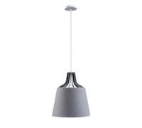 Luminosa Lighting Luminosa Lucio Dome Pendant Ceiling Light Grey, 38Cm, 1X E27