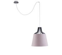Luminosa Lighting Luminosa Lucio Dome Pendant Ceiling Light Pink, 38Cm, 1X E27, 200Cm Wire