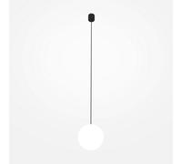 Luminosa Lighting Luminosa Luna 20Cm Globe Pendant Ceiling Light Black And White 3000K 310Lm