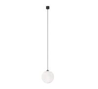Luminosa Lighting Luminosa Luna 20Cm Globe Pendant Ceiling Light Black And White 4000K 350Lm