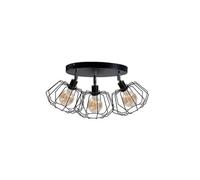 Luminosa Lighting Luminosa Luna Ceiling Spotlight Clusters Black, 32Cm, 3X E27