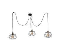 Luminosa Lighting Luminosa Luna Cluster Pendant Ceiling Light Gold, 3X E27