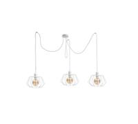 Luminosa Lighting Luminosa Luna Cluster Pendant Ceiling Light White, 3X E27