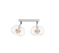 Luminosa Lighting Luminosa Luna Twin Ceiling Spotlight White, 50Cm, 2X E27