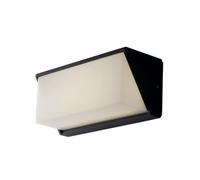 Luminosa Lighting Luminosa Luxon Outdoor Led Aluminum Flush Wall Light, Anthracite, Ip54, 4000K