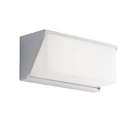 Luminosa Lighting Luminosa Luxon Outdoor Led Aluminum Flush Wall Light, White, Ip54, 4000K