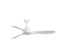 FARO BARCELONA Ceiling fan LUZON L steel, ABS matt white H: 28,5 cm Ø132cm