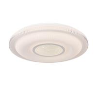 Luminosa Lighting Luminosa Magnifique Integrated Led Semi Flush Ceiling Light White Led Dimmable 3000-6500K Remote Control Tuya Smart