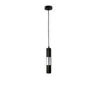 Luminosa Lighting Luminosa Magnum Slim Pendant Ceiling Light Black, Chrome, 10Cm, 1X Gu10