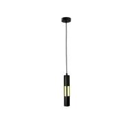 Luminosa Lighting Luminosa Magnum Slim Pendant Ceiling Light Black, Gold, 10Cm, 1X Gu10