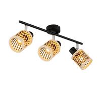 Luminosa Lighting Luminosa Mali Ceiling Spotlight Bar Matt Black 3X E14