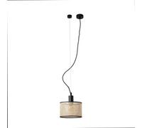 Mambo Black Rattan Pendant Lamp Ø210 Netlighting Black One Size