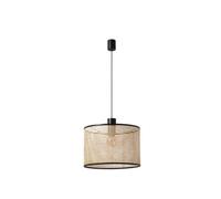 Mambo Black Rattan Pendant Simple Lamp Ø450 Netlighting Black One Size