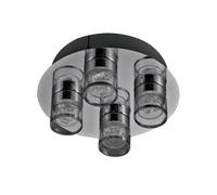 Luminosa Lighting Luminosa Marc Modern 4 Light Shade Cluster Ceiling Light Led, 3000K