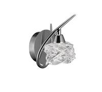Luminosa Lighting Luminosa Maremagnum Wall Lamp Switched 1 Light G9, Polished Chrome