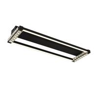 Luminosa Lighting Luminosa Mariella Integrated Led Semi Flush Ceiling Light Matt Black Led Dimmable 2700-6000K Remote Control