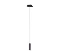 Luminosa Lighting Luminosa Marley Modern Slim Pendant Ceiling Light Black Matt - Uk Stock