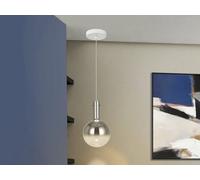 Luminosa Lighting Luminosa Matices Slim Pendant Ceiling Light White, Smoke Led 3000K - Uk Stock