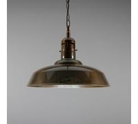 Luminosa Lighting Luminosa Matlock Dome Pendant, Antique Brass