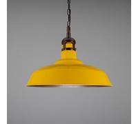 Luminosa Lighting Luminosa Matlock Dome Pendant, Antique Brass, Honey Yellow