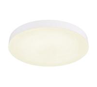 Luminosa Lighting Luminosa Matthew 40Cm Round Flush Ceiling Light White Matt Led 3000-6500K