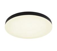 Luminosa Lighting Luminosa Matthew 50Cm Round Flush Ceiling Light Matt Black Led 3000-6500K