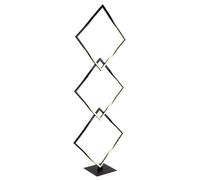 Luminosa Lighting Luminosa Maxxy Led Integrated Floor Lamp Matt Black 3X Led 3000K