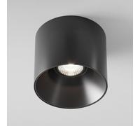 Luminosa Lighting Luminosa Maytoni Alfa Led Dimmable Surface Mounted Downlight Black, 2130Lm, 4000K
