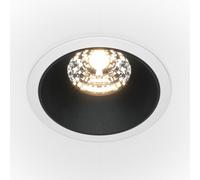 Luminosa Lighting Luminosa Maytoni Alfa Led Round Dimmable Recessed Downlight White, Black, 1150Lm, 4000K
