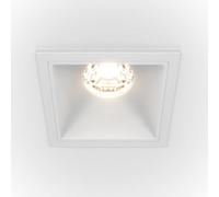 Luminosa Lighting Luminosa Maytoni Alfa Led Square Dimmable Recessed Downlight White, 500Lm, 3000K