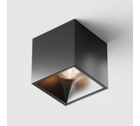 Luminosa Lighting Luminosa Maytoni Alfa Led Square Dimmable Surface Mounted Downlight Black, 840Lm, 3000K