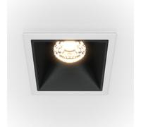 Luminosa Lighting Luminosa Maytoni Alfa Led Square Recessed Downlight White, Black, 450Lm, 3000K