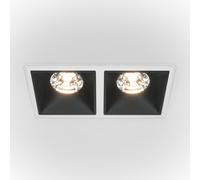 Luminosa Lighting Luminosa Maytoni Alfa Led Twin Dimmable Recessed Downlight White, Black, 2100Lm, 3000K