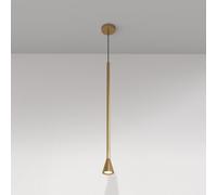Luminosa Lighting Luminosa Maytoni Arrow Slim Pendant Ceiling Light Gold Gu10