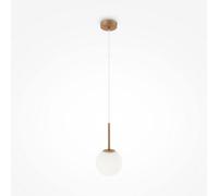 Luminosa Lighting Luminosa Maytoni Basic Form Small Modern Globe Pendant Ceiling Light Gold E14
