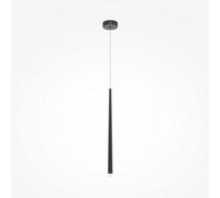 Luminosa Lighting Luminosa Maytoni Cascade Modern Slim Pendant Ceiling Light Black Integrated Led 4000K