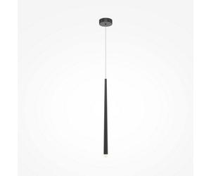 Luminosa Lighting Luminosa Maytoni Cascade Modern Slim Pendant Ceiling Light Black Integrated Led 4000K
