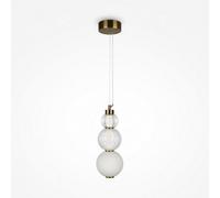 Luminosa Lighting Luminosa Maytoni Collar Modern Integrated Led Pendant Ceiling Light Gold 3000K